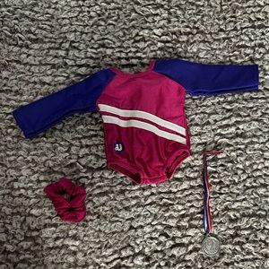 American girl doll gymnastics outfit!